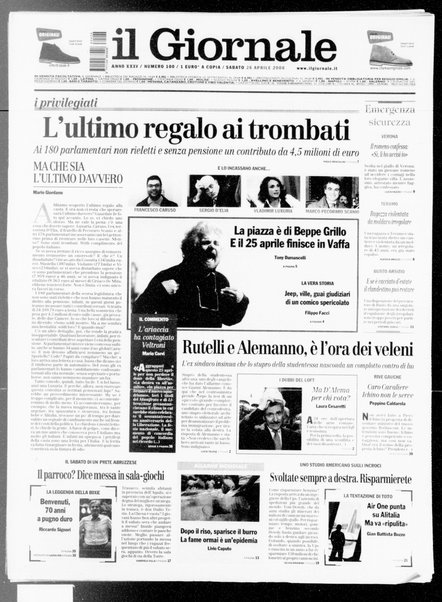 Il giornale : quotidiano del mattino